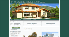 Desktop Screenshot of antunovicmartinez.cl